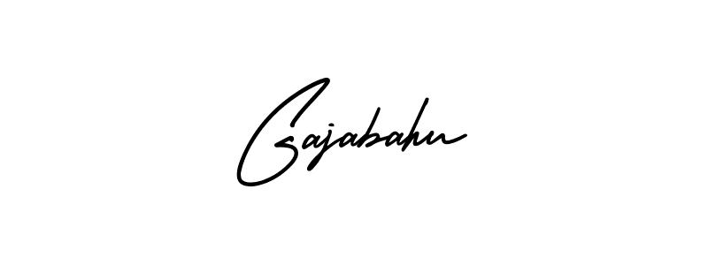 Design your own signature with our free online signature maker. With this signature software, you can create a handwritten (AmerikaSignatureDemo-Regular) signature for name Gajabahu. Gajabahu signature style 3 images and pictures png