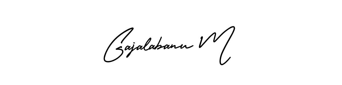 Once you've used our free online signature maker to create your best signature AmerikaSignatureDemo-Regular style, it's time to enjoy all of the benefits that Gajalabanu M name signing documents. Gajalabanu M signature style 3 images and pictures png