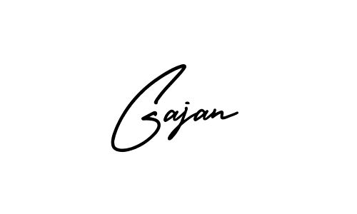 Gajan stylish signature style. Best Handwritten Sign (AmerikaSignatureDemo-Regular) for my name. Handwritten Signature Collection Ideas for my name Gajan. Gajan signature style 3 images and pictures png