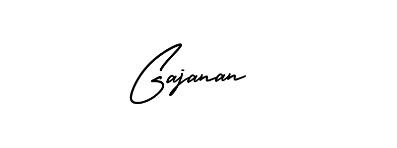 How to Draw Gajanan  signature style? AmerikaSignatureDemo-Regular is a latest design signature styles for name Gajanan . Gajanan  signature style 3 images and pictures png