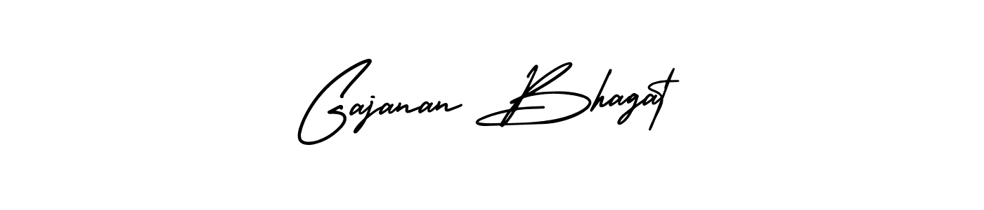 Make a beautiful signature design for name Gajanan Bhagat. With this signature (AmerikaSignatureDemo-Regular) style, you can create a handwritten signature for free. Gajanan Bhagat signature style 3 images and pictures png