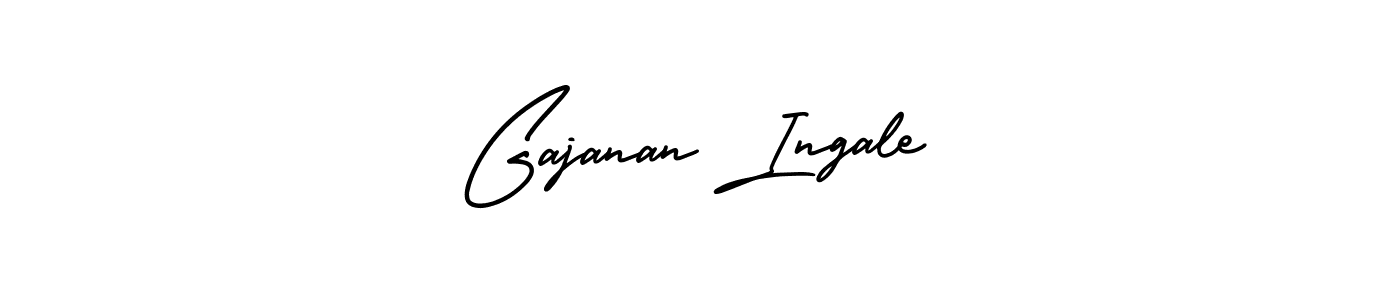 Gajanan Ingale stylish signature style. Best Handwritten Sign (AmerikaSignatureDemo-Regular) for my name. Handwritten Signature Collection Ideas for my name Gajanan Ingale. Gajanan Ingale signature style 3 images and pictures png