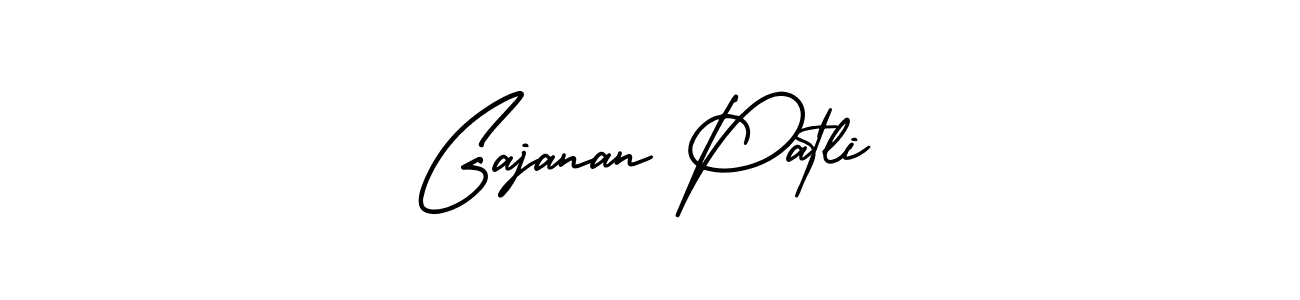 Check out images of Autograph of Gajanan Patli name. Actor Gajanan Patli Signature Style. AmerikaSignatureDemo-Regular is a professional sign style online. Gajanan Patli signature style 3 images and pictures png