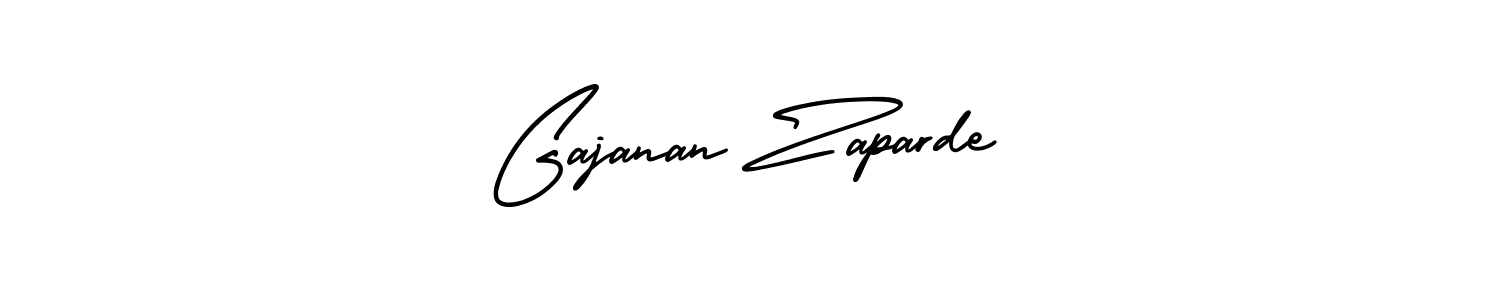 Make a short Gajanan Zaparde signature style. Manage your documents anywhere anytime using AmerikaSignatureDemo-Regular. Create and add eSignatures, submit forms, share and send files easily. Gajanan Zaparde signature style 3 images and pictures png
