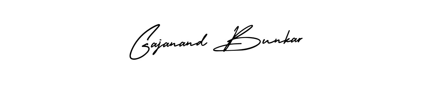 You can use this online signature creator to create a handwritten signature for the name Gajanand Bunkar. This is the best online autograph maker. Gajanand Bunkar signature style 3 images and pictures png