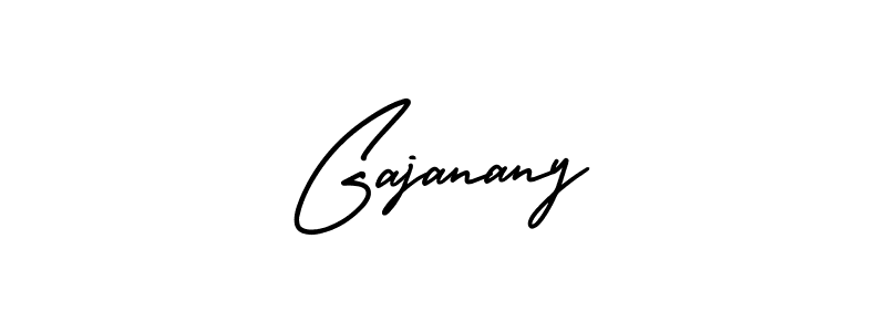 Use a signature maker to create a handwritten signature online. With this signature software, you can design (AmerikaSignatureDemo-Regular) your own signature for name Gajanany. Gajanany signature style 3 images and pictures png