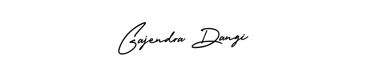 Make a beautiful signature design for name Gajendra Dangi. With this signature (AmerikaSignatureDemo-Regular) style, you can create a handwritten signature for free. Gajendra Dangi signature style 3 images and pictures png