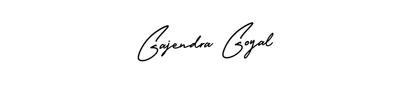 Make a beautiful signature design for name Gajendra Goyal. With this signature (AmerikaSignatureDemo-Regular) style, you can create a handwritten signature for free. Gajendra Goyal signature style 3 images and pictures png