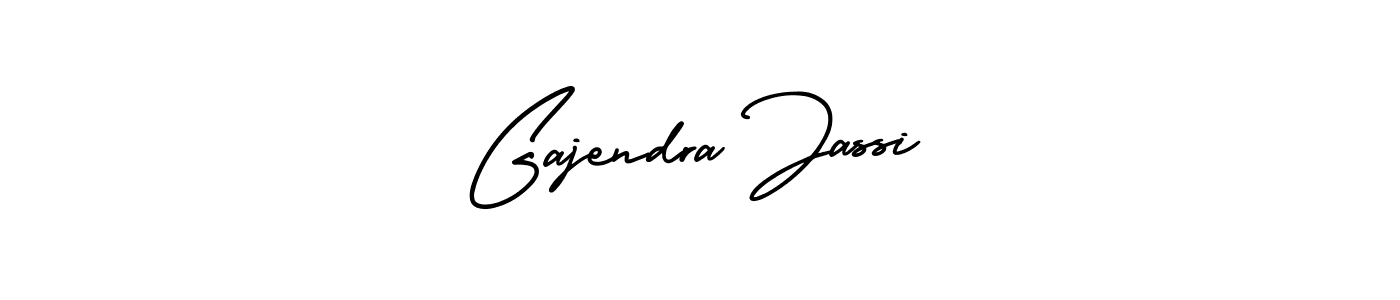Design your own signature with our free online signature maker. With this signature software, you can create a handwritten (AmerikaSignatureDemo-Regular) signature for name Gajendra Jassi. Gajendra Jassi signature style 3 images and pictures png