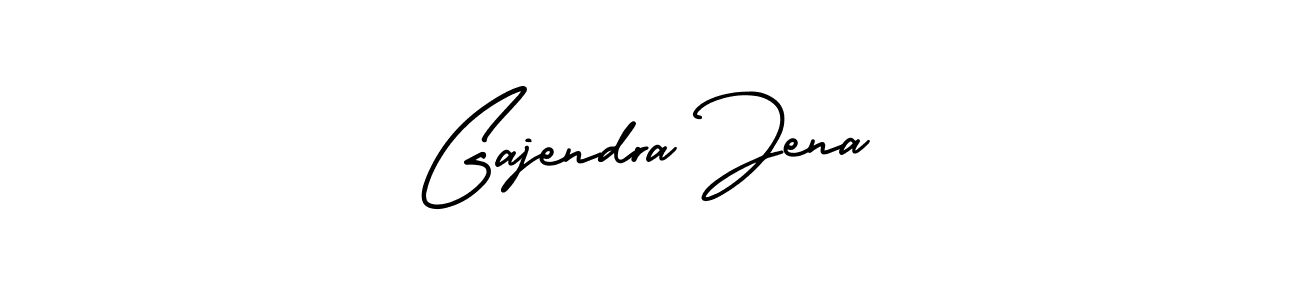 Make a beautiful signature design for name Gajendra Jena. With this signature (AmerikaSignatureDemo-Regular) style, you can create a handwritten signature for free. Gajendra Jena signature style 3 images and pictures png