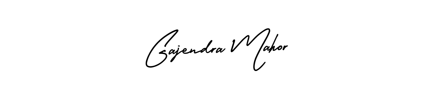 Create a beautiful signature design for name Gajendra Mahor. With this signature (AmerikaSignatureDemo-Regular) fonts, you can make a handwritten signature for free. Gajendra Mahor signature style 3 images and pictures png