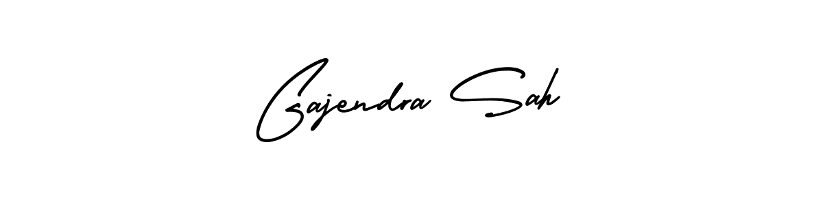 Create a beautiful signature design for name Gajendra Sah. With this signature (AmerikaSignatureDemo-Regular) fonts, you can make a handwritten signature for free. Gajendra Sah signature style 3 images and pictures png