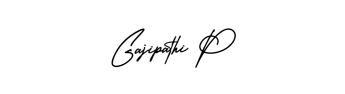 This is the best signature style for the Gajipathi P name. Also you like these signature font (AmerikaSignatureDemo-Regular). Mix name signature. Gajipathi P signature style 3 images and pictures png