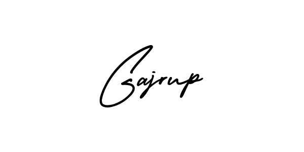 Gajrup stylish signature style. Best Handwritten Sign (AmerikaSignatureDemo-Regular) for my name. Handwritten Signature Collection Ideas for my name Gajrup. Gajrup signature style 3 images and pictures png