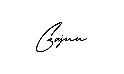 The best way (AmerikaSignatureDemo-Regular) to make a short signature is to pick only two or three words in your name. The name Gajuu include a total of six letters. For converting this name. Gajuu signature style 3 images and pictures png