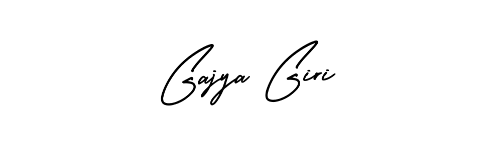 if you are searching for the best signature style for your name Gajya Giri. so please give up your signature search. here we have designed multiple signature styles  using AmerikaSignatureDemo-Regular. Gajya Giri signature style 3 images and pictures png