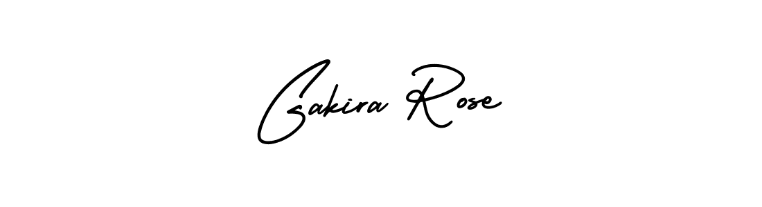 Also You can easily find your signature by using the search form. We will create Gakira Rose name handwritten signature images for you free of cost using AmerikaSignatureDemo-Regular sign style. Gakira Rose signature style 3 images and pictures png