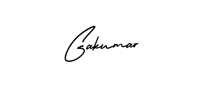 Gakumar stylish signature style. Best Handwritten Sign (AmerikaSignatureDemo-Regular) for my name. Handwritten Signature Collection Ideas for my name Gakumar. Gakumar signature style 3 images and pictures png