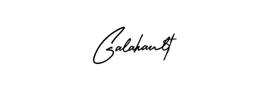 How to make Galahault name signature. Use AmerikaSignatureDemo-Regular style for creating short signs online. This is the latest handwritten sign. Galahault signature style 3 images and pictures png