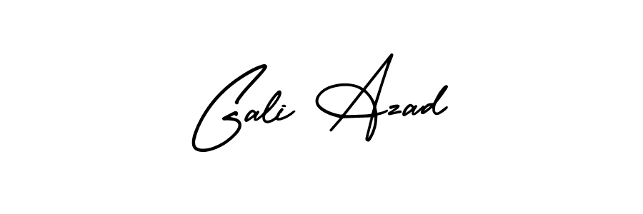 Design your own signature with our free online signature maker. With this signature software, you can create a handwritten (AmerikaSignatureDemo-Regular) signature for name Gali Azad. Gali Azad signature style 3 images and pictures png