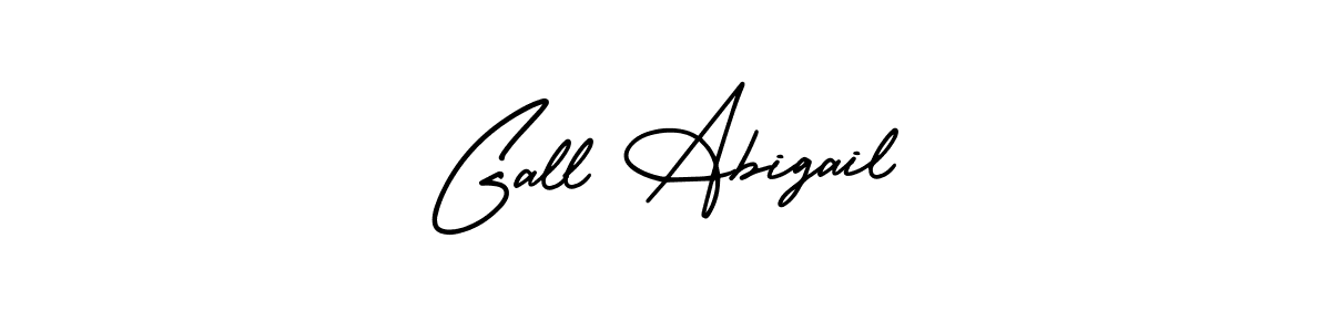 How to make Gall Abigail name signature. Use AmerikaSignatureDemo-Regular style for creating short signs online. This is the latest handwritten sign. Gall Abigail signature style 3 images and pictures png