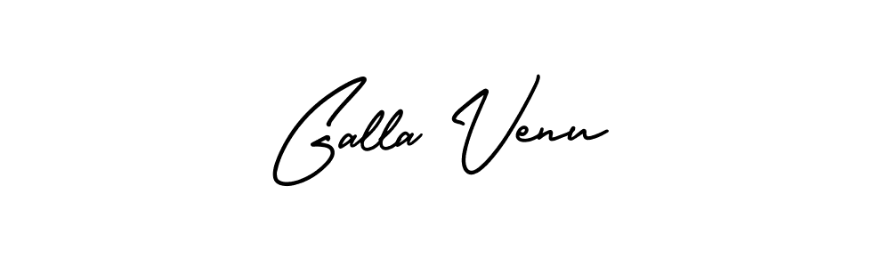Make a short Galla Venu signature style. Manage your documents anywhere anytime using AmerikaSignatureDemo-Regular. Create and add eSignatures, submit forms, share and send files easily. Galla Venu signature style 3 images and pictures png