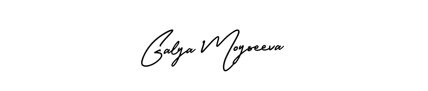Galya Moyseeva stylish signature style. Best Handwritten Sign (AmerikaSignatureDemo-Regular) for my name. Handwritten Signature Collection Ideas for my name Galya Moyseeva. Galya Moyseeva signature style 3 images and pictures png