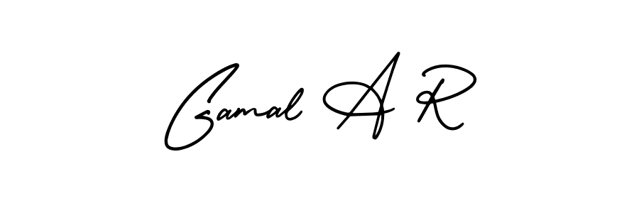 Make a short Gamal A R signature style. Manage your documents anywhere anytime using AmerikaSignatureDemo-Regular. Create and add eSignatures, submit forms, share and send files easily. Gamal A R signature style 3 images and pictures png