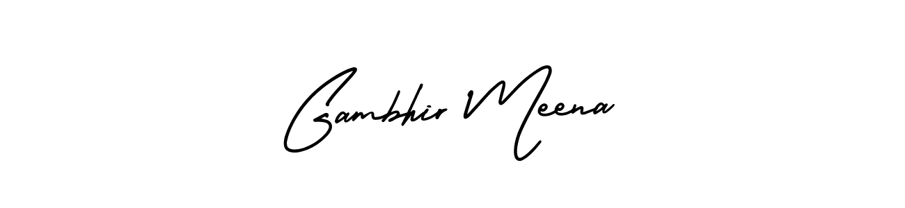 Here are the top 10 professional signature styles for the name Gambhir Meena. These are the best autograph styles you can use for your name. Gambhir Meena signature style 3 images and pictures png