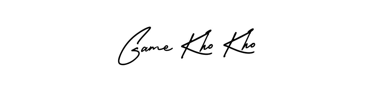 Similarly AmerikaSignatureDemo-Regular is the best handwritten signature design. Signature creator online .You can use it as an online autograph creator for name Game Kho Kho. Game Kho Kho signature style 3 images and pictures png