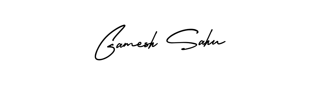 Use a signature maker to create a handwritten signature online. With this signature software, you can design (AmerikaSignatureDemo-Regular) your own signature for name Gamesh Sahu. Gamesh Sahu signature style 3 images and pictures png