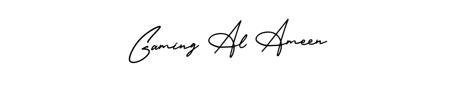 AmerikaSignatureDemo-Regular is a professional signature style that is perfect for those who want to add a touch of class to their signature. It is also a great choice for those who want to make their signature more unique. Get Gaming Al Ameen name to fancy signature for free. Gaming Al Ameen signature style 3 images and pictures png
