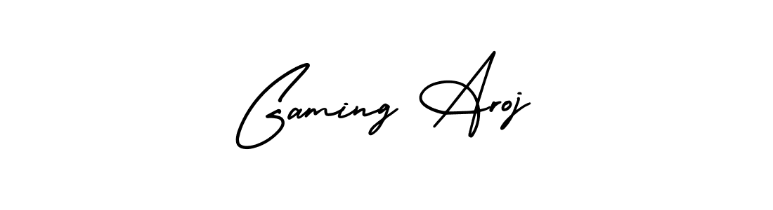 AmerikaSignatureDemo-Regular is a professional signature style that is perfect for those who want to add a touch of class to their signature. It is also a great choice for those who want to make their signature more unique. Get Gaming Aroj name to fancy signature for free. Gaming Aroj signature style 3 images and pictures png