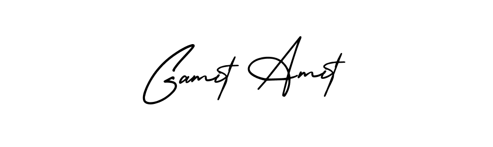 How to make Gamit Amit signature? AmerikaSignatureDemo-Regular is a professional autograph style. Create handwritten signature for Gamit Amit name. Gamit Amit signature style 3 images and pictures png