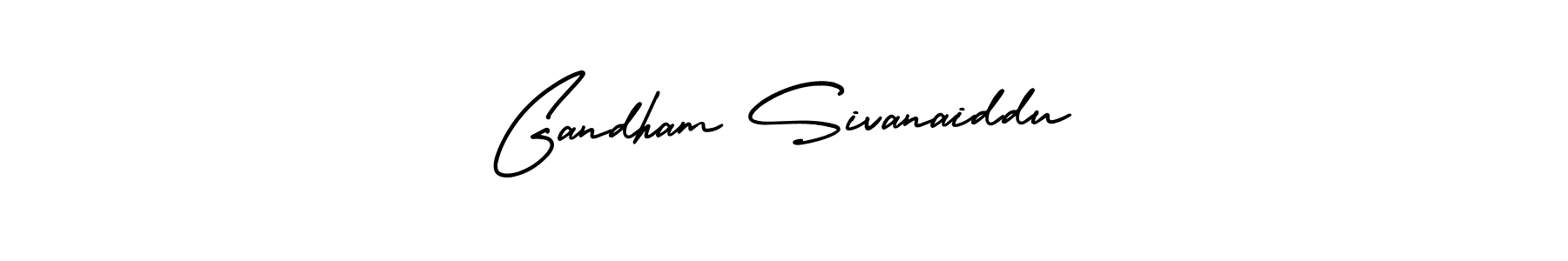 Use a signature maker to create a handwritten signature online. With this signature software, you can design (AmerikaSignatureDemo-Regular) your own signature for name Gandham Sivanaiddu. Gandham Sivanaiddu signature style 3 images and pictures png