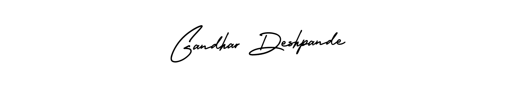 Best and Professional Signature Style for Gandhar Deshpande. AmerikaSignatureDemo-Regular Best Signature Style Collection. Gandhar Deshpande signature style 3 images and pictures png