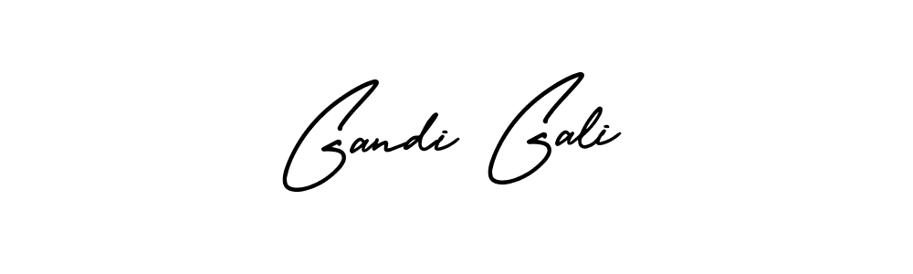 It looks lik you need a new signature style for name Gandi Gali. Design unique handwritten (AmerikaSignatureDemo-Regular) signature with our free signature maker in just a few clicks. Gandi Gali signature style 3 images and pictures png