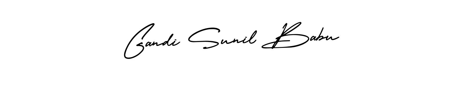 Best and Professional Signature Style for Gandi Sunil Babu. AmerikaSignatureDemo-Regular Best Signature Style Collection. Gandi Sunil Babu signature style 3 images and pictures png
