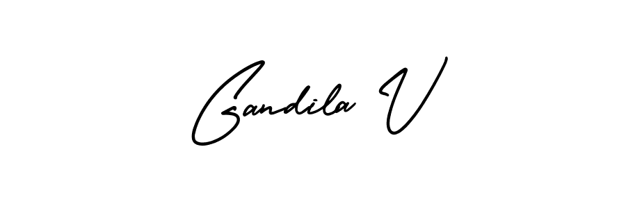 Make a beautiful signature design for name Gandila V. Use this online signature maker to create a handwritten signature for free. Gandila V signature style 3 images and pictures png