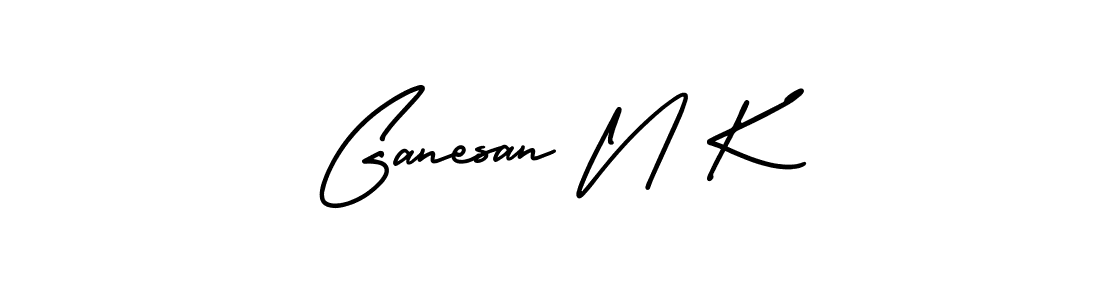 Also You can easily find your signature by using the search form. We will create Ganesan N K name handwritten signature images for you free of cost using AmerikaSignatureDemo-Regular sign style. Ganesan N K signature style 3 images and pictures png