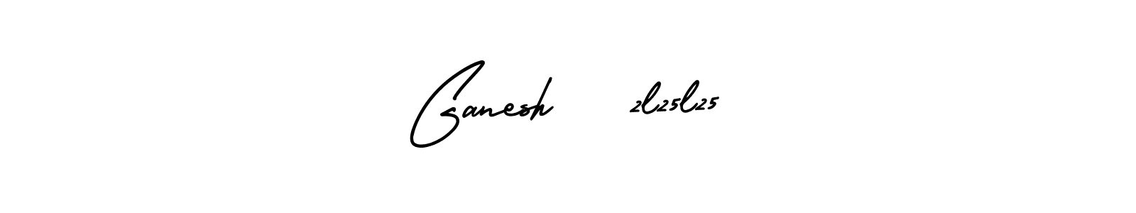 Make a beautiful signature design for name Ganesh   2l25l25. With this signature (AmerikaSignatureDemo-Regular) style, you can create a handwritten signature for free. Ganesh   2l25l25 signature style 3 images and pictures png