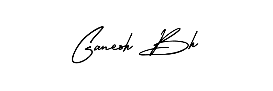 How to Draw Ganesh Bh signature style? AmerikaSignatureDemo-Regular is a latest design signature styles for name Ganesh Bh. Ganesh Bh signature style 3 images and pictures png