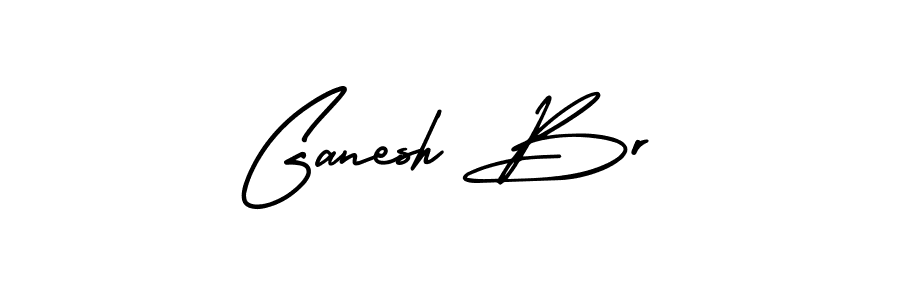 Design your own signature with our free online signature maker. With this signature software, you can create a handwritten (AmerikaSignatureDemo-Regular) signature for name Ganesh Br. Ganesh Br signature style 3 images and pictures png