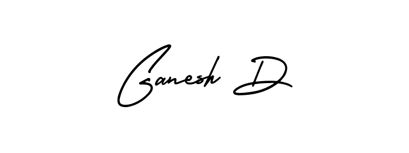 It looks lik you need a new signature style for name Ganesh D. Design unique handwritten (AmerikaSignatureDemo-Regular) signature with our free signature maker in just a few clicks. Ganesh D signature style 3 images and pictures png