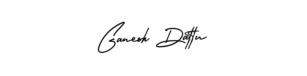 The best way (AmerikaSignatureDemo-Regular) to make a short signature is to pick only two or three words in your name. The name Ganesh Dattu include a total of six letters. For converting this name. Ganesh Dattu signature style 3 images and pictures png