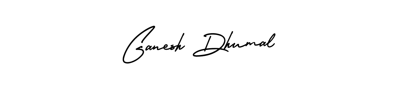 Design your own signature with our free online signature maker. With this signature software, you can create a handwritten (AmerikaSignatureDemo-Regular) signature for name Ganesh Dhumal. Ganesh Dhumal signature style 3 images and pictures png