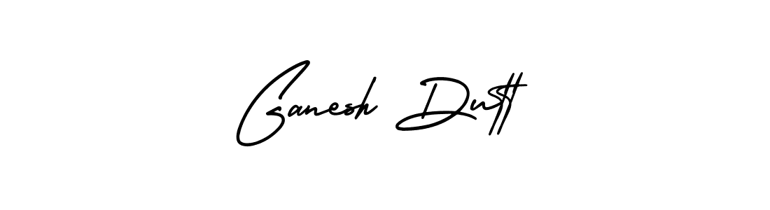 How to make Ganesh Dutt name signature. Use AmerikaSignatureDemo-Regular style for creating short signs online. This is the latest handwritten sign. Ganesh Dutt signature style 3 images and pictures png