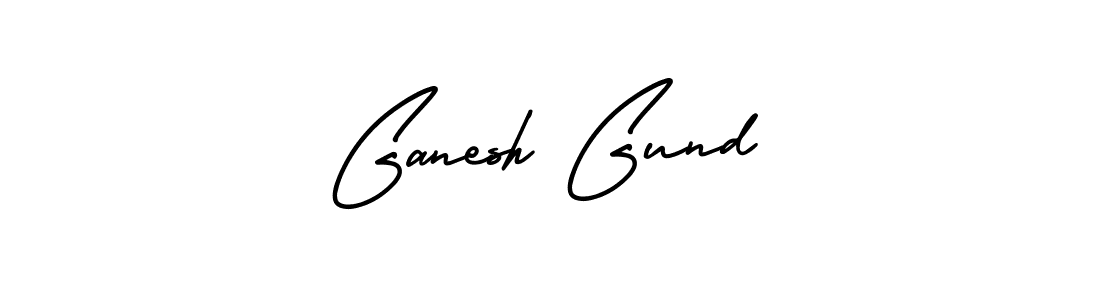 Make a beautiful signature design for name Ganesh Gund. With this signature (AmerikaSignatureDemo-Regular) style, you can create a handwritten signature for free. Ganesh Gund signature style 3 images and pictures png