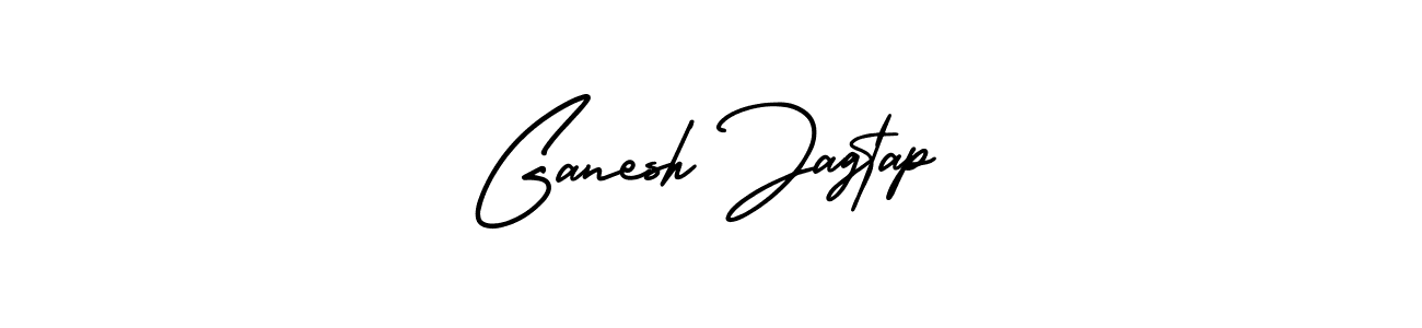 Make a beautiful signature design for name Ganesh Jagtap. With this signature (AmerikaSignatureDemo-Regular) style, you can create a handwritten signature for free. Ganesh Jagtap signature style 3 images and pictures png