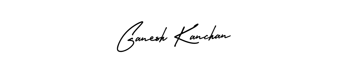 Use a signature maker to create a handwritten signature online. With this signature software, you can design (AmerikaSignatureDemo-Regular) your own signature for name Ganesh Kanchan. Ganesh Kanchan signature style 3 images and pictures png